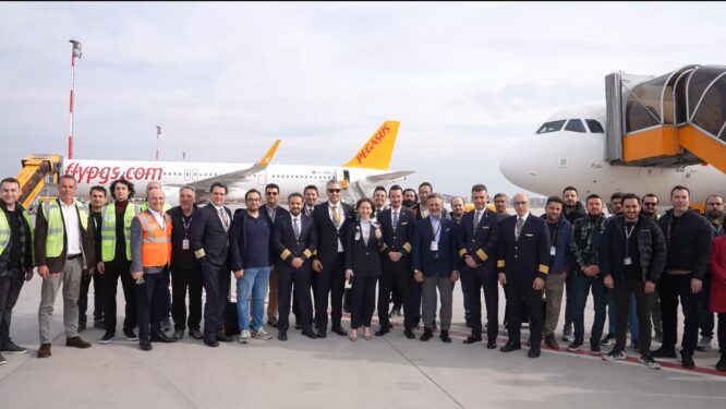 İran’da mahsur kalan Pegasus uçağı 52 gün sonra ISG’de karşılandı