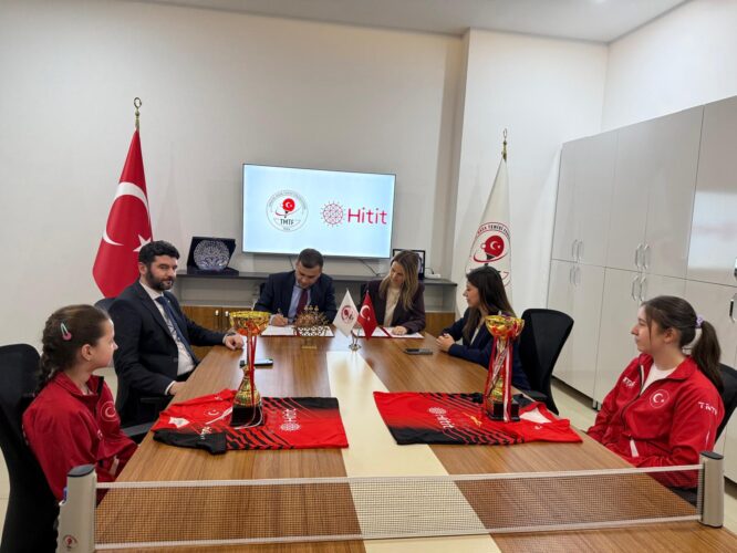 Hitit, Milli Yıldız Kız Masa Tenisçilere ulaşım desteği verdi