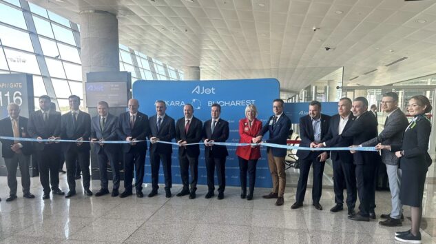 Esenboğa’dan Bükreş’e AJet direkt uçuşlara başladı
