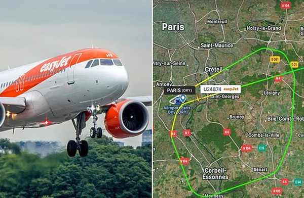 Orly Havalimanı’nda havai fişekler uçuşları engeledi