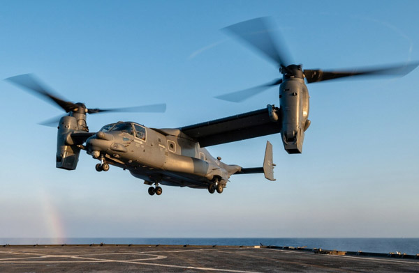 ABD  Osprey’ler için 157 milyon dolarlık sözleşme imzaladı