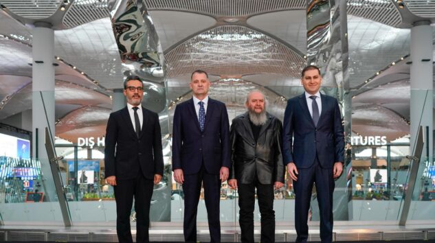 İGA İstanbul Havalimanı’nın merkezi dev sanat eseri ile buluştu