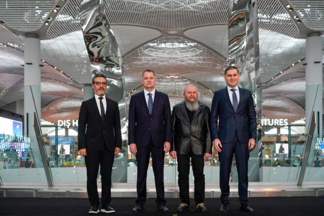 İGA İstanbul Havalimanı’nın merkezi dev sanat eseri ile buluştu
