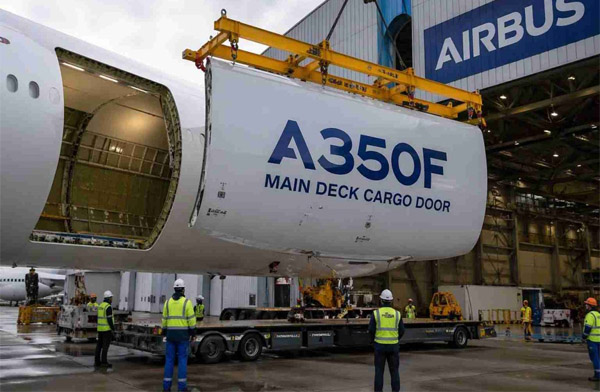 Airbus, A350F kargo kapısının üretimi tamamlandı