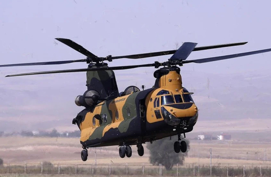 Ankara’da Chinook CH-47 helikopter kırıma uğradı