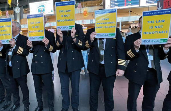 Belçika’da pilotlardan grev isteği