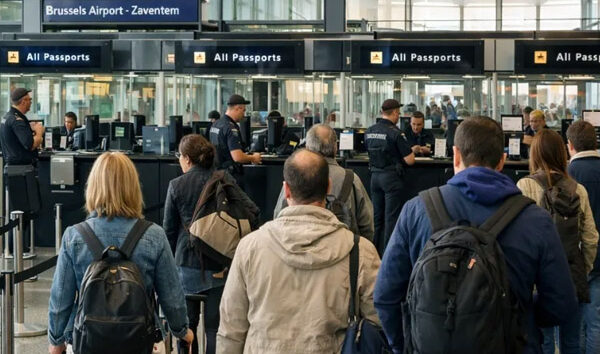 Brüksel Havalimanı’nda EES sisteminde sıkıntı yaşanıyor