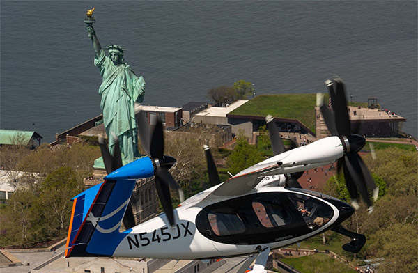 New York’ta ilk eVTOL deneme uçuşu yapıldı