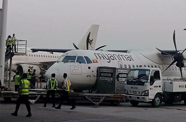 Myanmar’da ATR 72-600, A319’un kuyruğuna çarptı