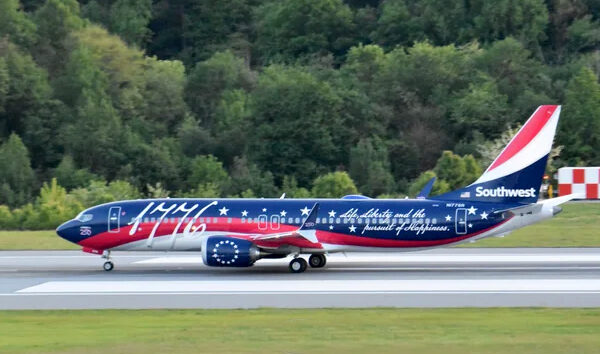 Southwest Airlines 250. yıla özel boyama yatı