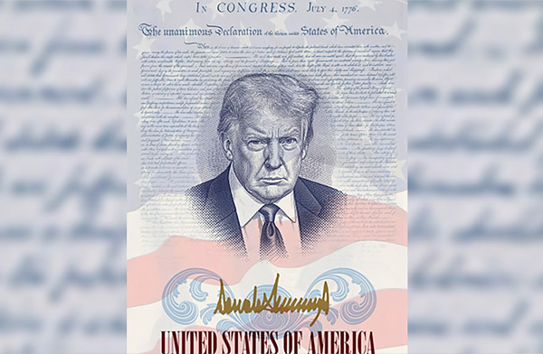 ABD Trump görselli pasaportu piyasaya sürüyor