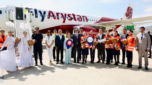 Gazipaşa-Alanya’dan Almatı ve Astana’ya uçuşları başladı