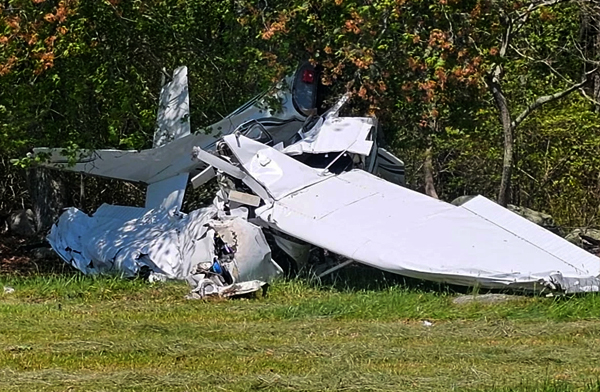 ABD Rhode İSlan’da Cessna 172 düştü