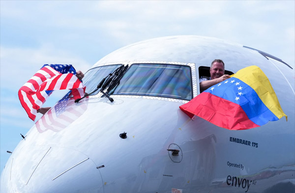American Airlines, 7 yıl sonda Venezuela’ya başladı