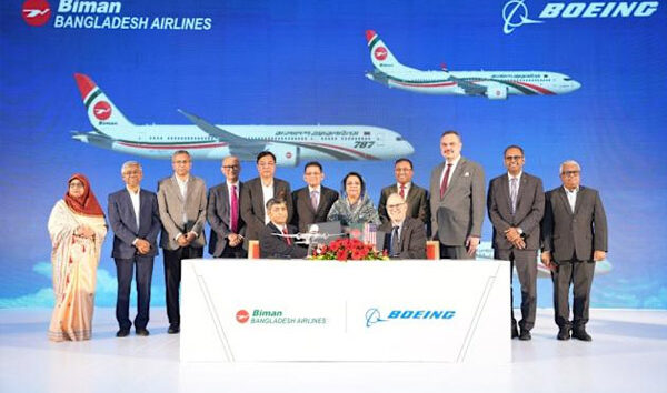 Biman Bangladesh Airlines Boeing’e 14 uçak siparişi verdi
