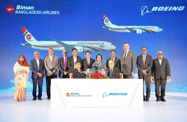 Biman Bangladesh Airlines Boeing’e 14 uçak siparişi verdi