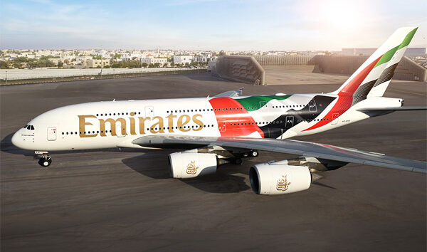 Emirates A380’ne BAE bayrağını giydirdi
