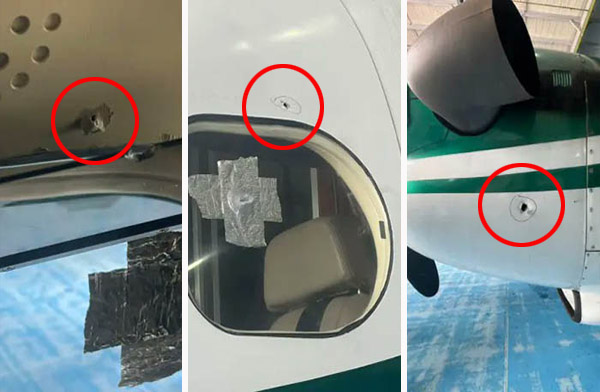 Kolombiya’da polis uçağına ateş açıldı