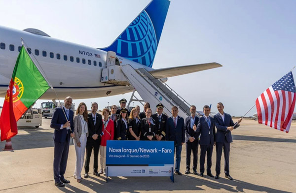 UA Faro-Newark/Newyork uçuşlarına tekrar başladı