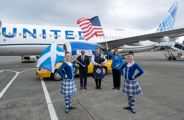 UA Glasgow-Newark arası günlük uçuşlara başladı