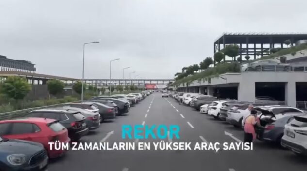İGA İstanbul Havalimanı otoparkında tarihi rekor