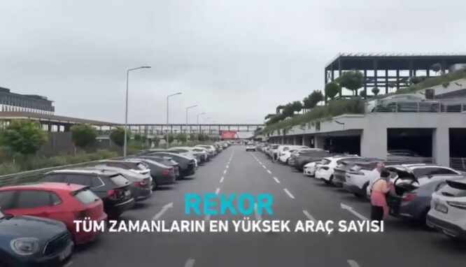 İGA İstanbul Havalimanı otoparkında tarihi rekor