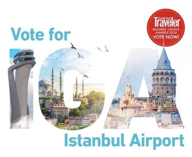 İGA, Conde Nast Traveler tarafından yeniden aday gösterildi