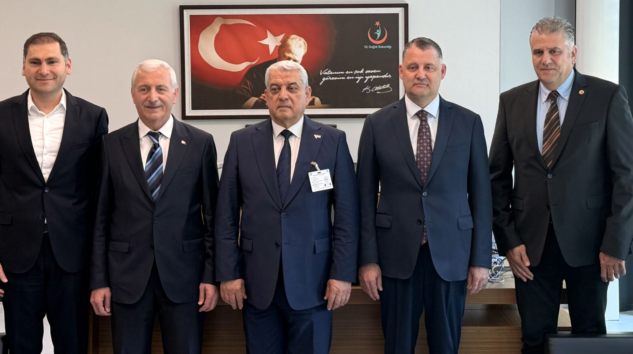 Tacikistan Heyetine İGA İstanbul Havalimanı’nda sağlık brifingi verildi