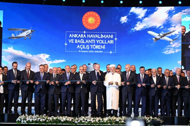 Ankara Havalimanı’nı Cumhurbaşkanı Erdoğan açtı