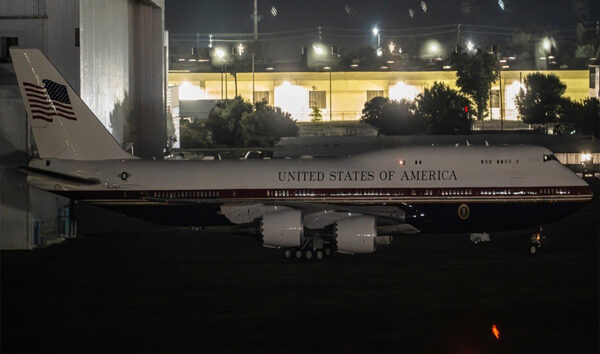 ABD’nin geçici “Air Force One”ı görüntülendi