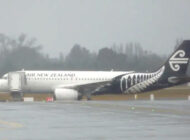 Air New Zealand’ın A320 uçağı çim piste çıktı