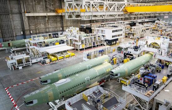 Airbus Toulouse tesislerinde ikinci montaj hattını açtı