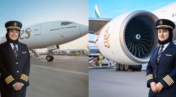 Emirates’in ilk Emirlikli kadın kaptanları gökyüzü ile buluştu