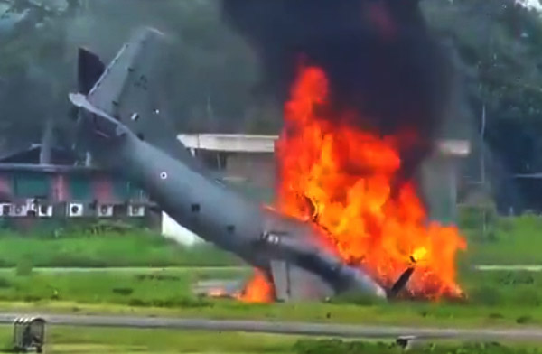 Hindistan’daki An-32 kazasınının görüntülerj yayınlandı