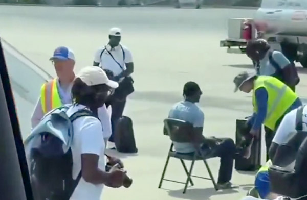 Senegal milli takımına apronda bomba araması tepki çekti
