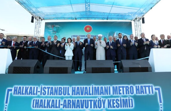Halkalı-İstanbul Havalimanı metrosu ulaşıma açıldı
