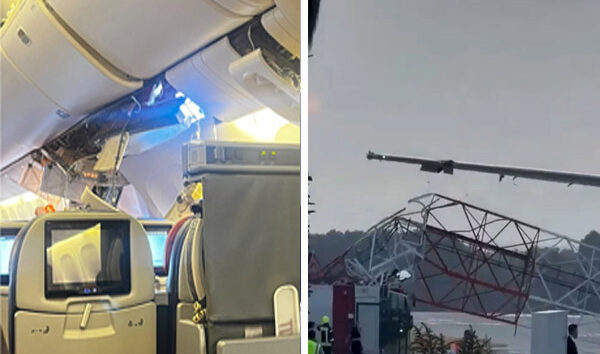 THY uçağı Antalya’da anten direğine çarptı