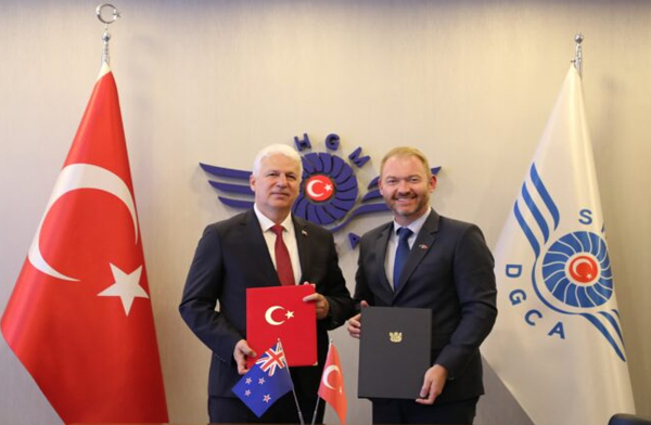 Türkiye ve Yeni Zelanda hava anlaşması imzalandı