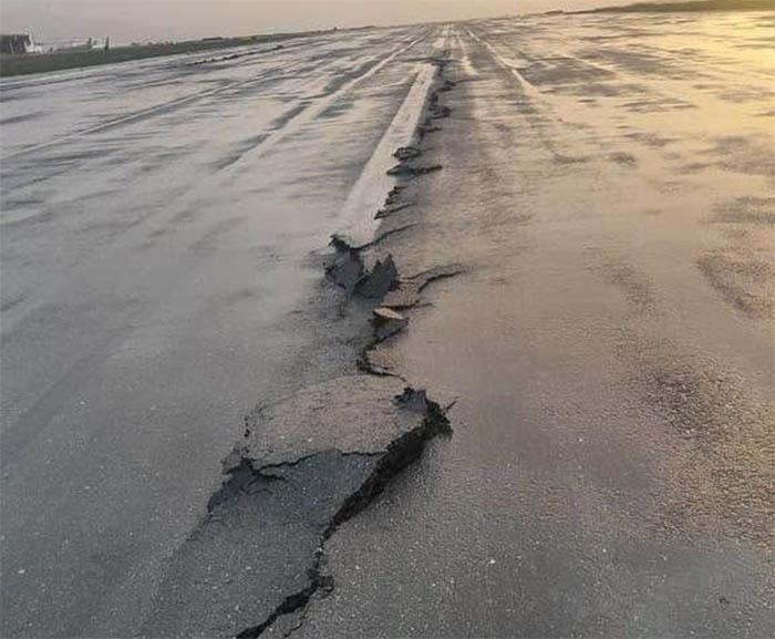 Venezuela’da deprem pisti bu hale getirdi