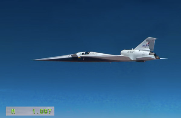 NASA’nın X-59 uçağı ses hızını aştı