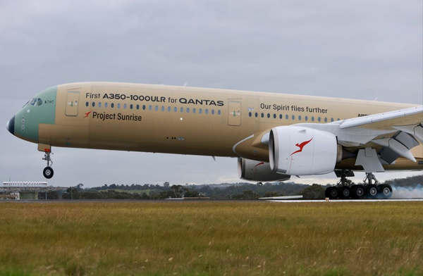 A350-1000ULR, 19 saat kesintisiz uçtu