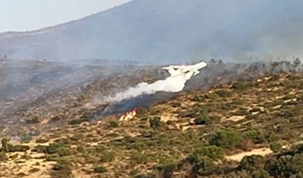 Beriev BE-200ES en alçak uçuşla nefesleri kesti