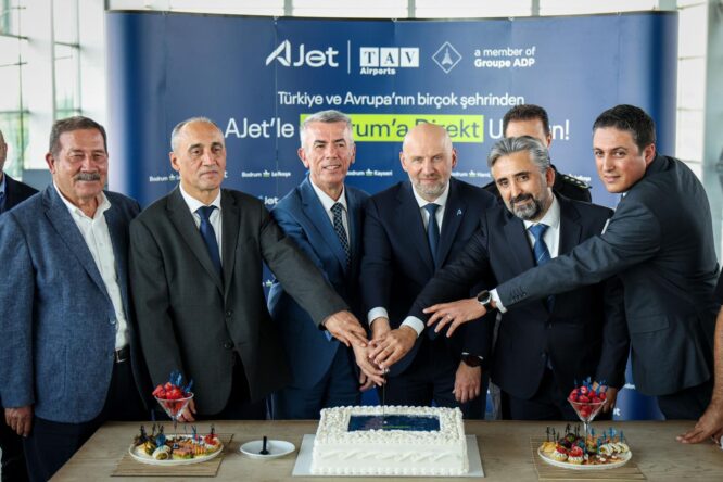 AJet, Milas-Bodrum Havalimanı’ndan Avrupa’ya seferlere başladı