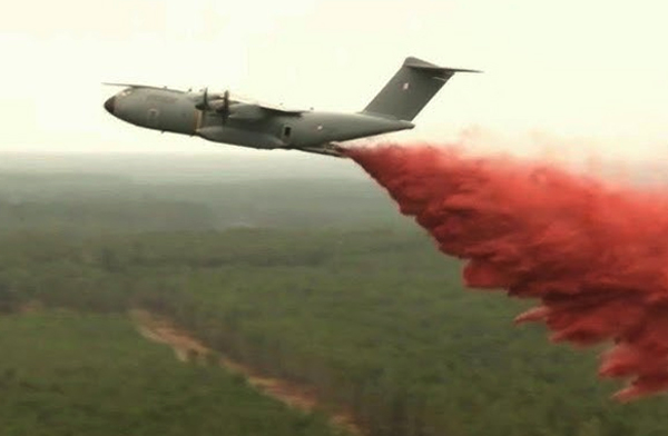 A400M yangıns öndürme görevine başladı