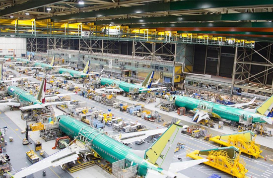 Boeing 737 MAX’ın son montaj hattını hizmete açtı