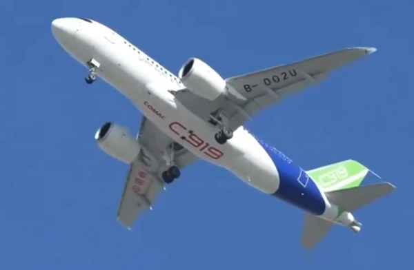 COMAC,  C919-600’ün test uçuşlarına başladı