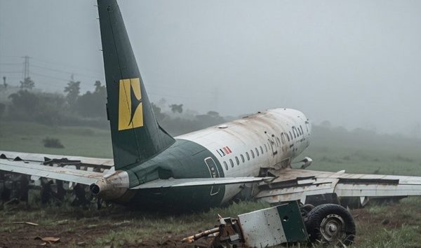 Enugu Air’in E170 uçağı inişte pistten çıktı
