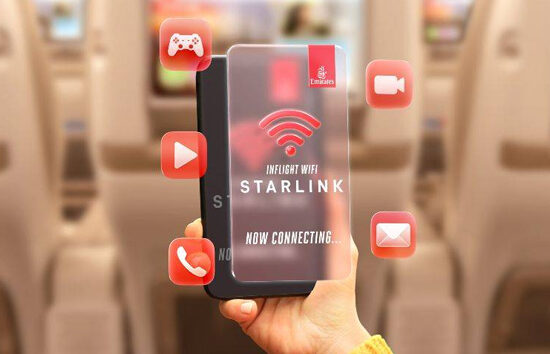 Emirates Starlink hizmetinde 1 milyon bağlantı barajını aştı