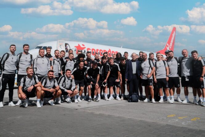 Górnik Zabrze, Fenerbahçe deplasmanına Corendon Airlines ile uçtu