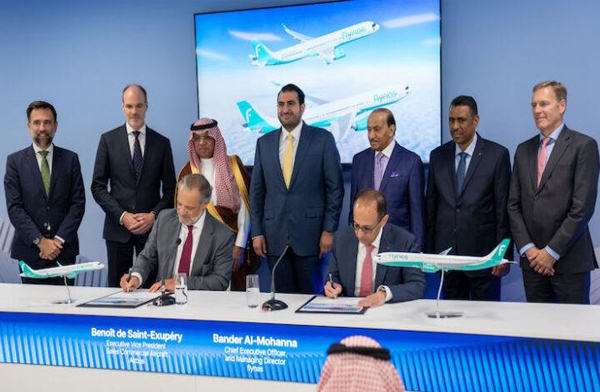 Suudi flynas Airbus’a 25 uçaklık sipariş anlaşması imzaladı